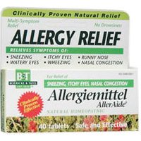 Allergiemittel AllerAide, Allergy Relief, 40 Tablets, Boericke & Tafel Homeopathic