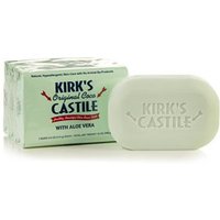 Aloe Vera Coco Castile Bar Soap, Value Pack, 4 oz x 3 Bars, Kirks Natural