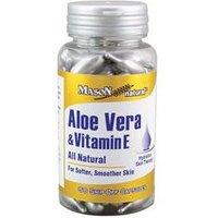 Aloe Vera with Vitamin E Skin Treatment, 60 Snip Off Capsules, Mason Natural