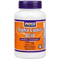 Alpha Lipoic Acid 250mg, ALA 120 Caps, NOW Foods