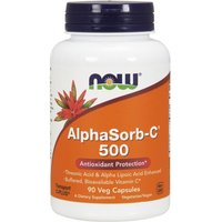 AlphaSorb-C 500 mg, Buffered Bioavailable Vitamin C, 90 Vcaps, NOW Foods
