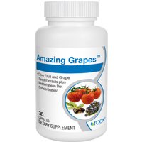 Amazing Grapes (Grape Seed + Olive Leaf Extract), 30 Capsules, Roex