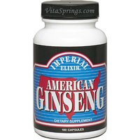 American Ginseng 100 caps from Imperial Elixir Ginseng