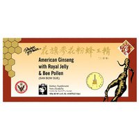 American Ginseng Extract with Royal Jelly & Bee Pollen, 10 x 10cc, Prince of Peace