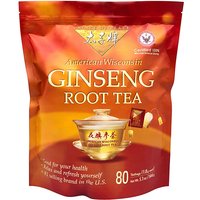 American Wisconsin Ginseng Root Tea, 80 Teabags, Prince of Peace