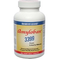 Amyloban 3399 from Lions Mane, 180 Tablets, Maitake Products