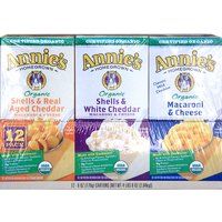 Annies Homegrown Organic Macaroni & Cheese Variety Pack, 6 oz x 12 Boxes (2.04 kg)