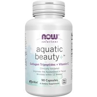 Aquatic Beauty+, Collagen Tripeptides + Vitamin C, 90 Capsules, NOW Foods