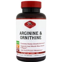 Arginine 500mg & Ornithine 250mg, 100 Capsules, Olympian Labs