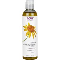 Arnica Warming Relief Massage Oil, 8 oz, NOW Foods