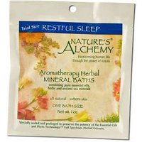 Aromatherapy Herbal Mineral Baths, Restful Sleep, 1 oz, Natures Alchemy