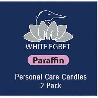Personal Care Candles - Paraffin, 2 Candles, White Egret Personal Care