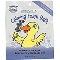 Aromatherapy Foam Bath Kids Calming, 2.5 oz Pouch, Aura Cacia