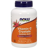 Vitamin C Crystals, Ascorbic Acid Pure Powder, 8 oz, NOW Foods