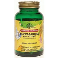 Ashwagandha Root Extract - Standardized Full Potency, 60 Vegetable Capsules, Solgar