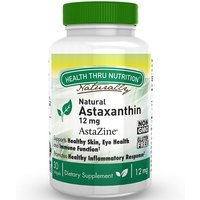 Astaxanthin (as Natural AstaZine) 12 mg, 30 Softgels, Health Thru Nutrition