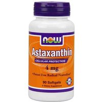 Astaxanthin 4 mg, 90 Softgels, NOW Foods
