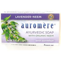 Ayurvedic Bar Soap Travel Size, Lavender-Neem, 0.6 oz, Auromere