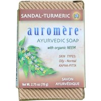 Ayurvedic Bar Soap, Sandal-Turmeric, 2.75 oz, Auromere