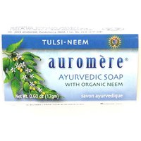 Ayurvedic Bar Soap Travel Size, Tulsi-Neem, 0.6 oz, Auromere
