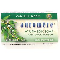 Ayurvedic Bar Soap Travel Size, Vanilla-Neem, 0.6 oz, Auromere