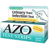 AZO Test Strip, Home UTI Test, 3 Strips, Amerifit