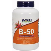 Vitamin B-50 Complex, 250 Tablets, NOW Foods