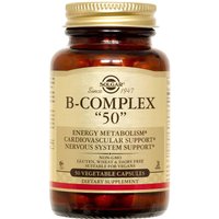 B-Complex 50, 100 Vegetable Capsules, Solgar