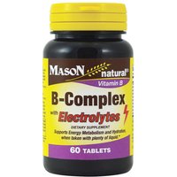 B-Complex with Electrolytes, 60 Tablets, Mason Natural
