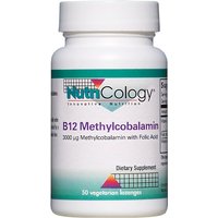 B12 Methylcobalamin, 50 Vegetarian Lozenges, NutriCology