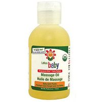 Lafes Organic Baby Massage Oil, 4 oz, Natural BodyCare