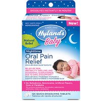Baby Oral Pain Relief Nighttime, 125 Tablets, Hylands