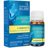 Baby Probiotic Drops + Vitamin D, Newborn+, 0.34 oz, Mommys Bliss