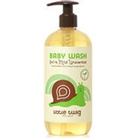Baby Wash, Extra Mild Unscented, 17 oz, Little Twig