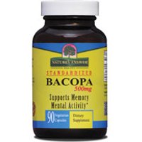 Bacopa 500 mg, 90 Vegetarian Capsules, Natures Answer