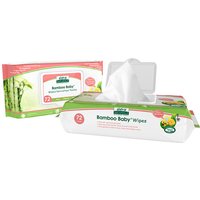Bamboo Baby Sensitive Wipes, 72 Count, Aleva Naturals