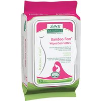 Bamboo Fem Wipes, 30 Count, Aleva Naturals