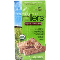 Bamboo Lane Crunchy Rice Rollers, Organic Brown Rice, 32 Rollers
