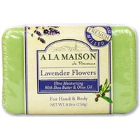 Solid Bar Soap, Lavender Flowers, 8.8 oz, A La Maison
