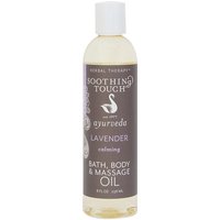 Bath, Body & Massage Oil, Lavender, 8 oz, Soothing Touch