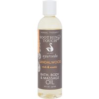 Bath, Body & Massage Oil, Sandalwood, 8 oz, Soothing Touch