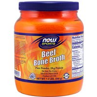 Beef Bone Broth Powder, 1.2 lb, NOW Foods