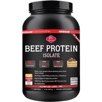 Beef Protein Isolate - Chocolate, All Natural, 2 lb (32 Servings), Olympian Labs