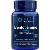 Benfotiamine with Thiamine, 100 mg, 120 Vegetarian Capsules, Life Extension