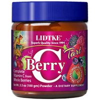 Berry-C Tart Powder, Complete Vitamin C from Whole Berries, 3.5 oz, Lidtke