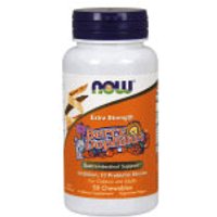 BerryDophilus Extra Strength (10 Billion, 10 Probiotic Strains), 50 Chewable Tablets, NOW Foods