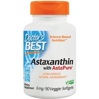 Astaxanthin with AstaPure, 6 mg, 90 Softgels, Doctors Best