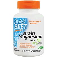 Brain Magnesium with Magtein 75 mg, 60 Vegetarian Capsules, Doctors Best