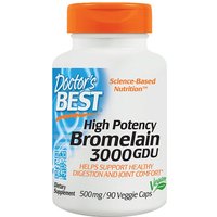 Bromelain 3000 GDU, High Potency, 90 Vegetarian Capsules, Doctors Best