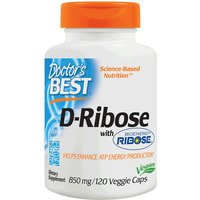 D-Ribose with BioEnergy Ribose, 850 mg, 120 Vegetarian Capsules, Doctors Best